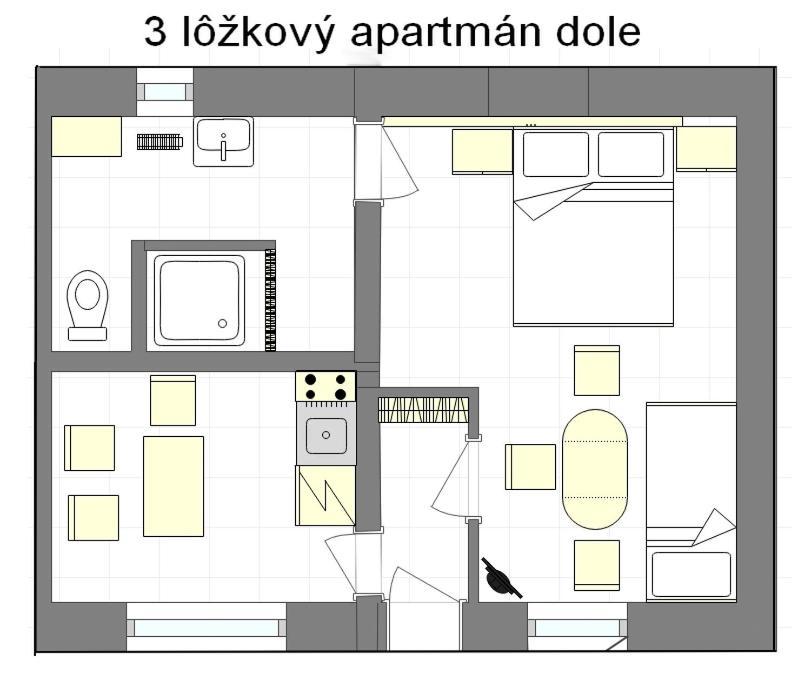 Apartmany Pri Studnicke Oravsky Biely Potok Екстер'єр фото